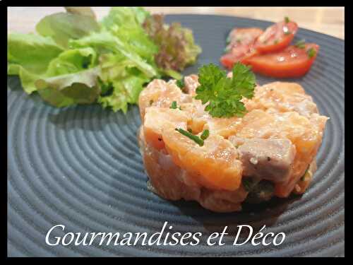 Tartare de saumon  -  Gourmandises et Déco... De Stéph 