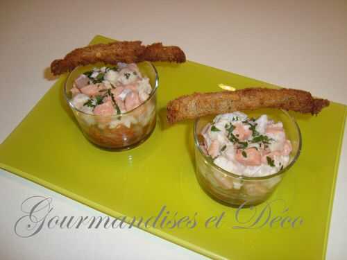 Tartare saumon cabillaud