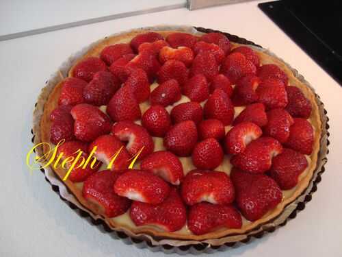 Tarte aux fraises