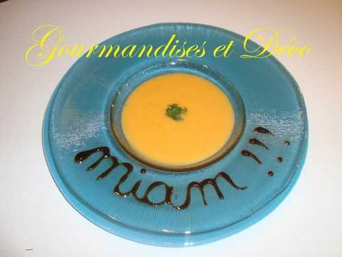 Velouté de carottes aux échalottes