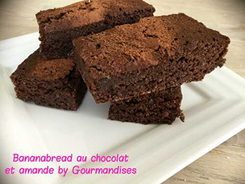 Bananabread au chocolat et amande ( SANS BEURRE)