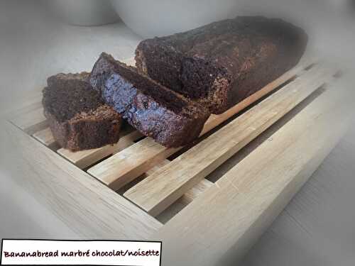 Bananabread marbré chocolat/ noisette SANS BEURRE