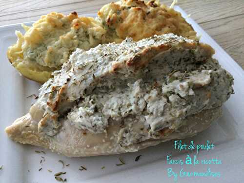 Blancs de poulet farcis à la ricotta