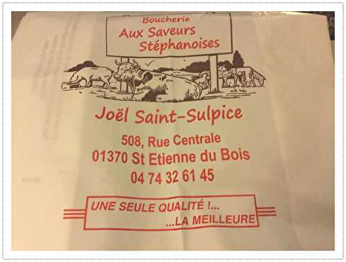 Boucherie artisanale " Aux saveurs Stéphanoises" ( 01) St Etienne-du-bois