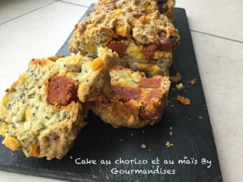 Cake au chorizo et au maïs ( 184 cal/par part)