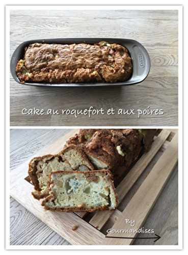 Cake au roquefort et aux poires