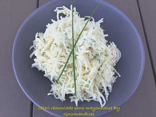 Céleri rémoulade sans mayonnaise - Gourmandises sucrées ou salées