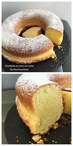 Ciambella au citron et ricotta