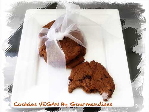 Cookies au chocolat VEGAN ( 167 cal/par cookie)