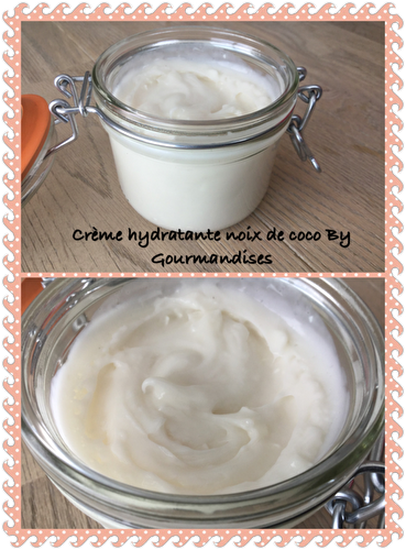 Crème hydratante noix de coco pour peaux sèches