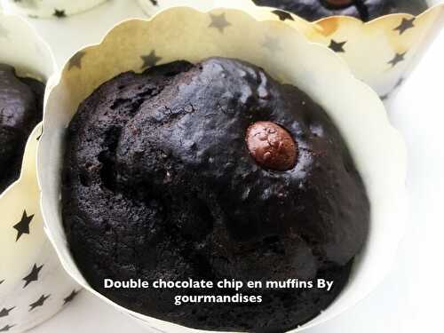 Double chocolate chip muffins