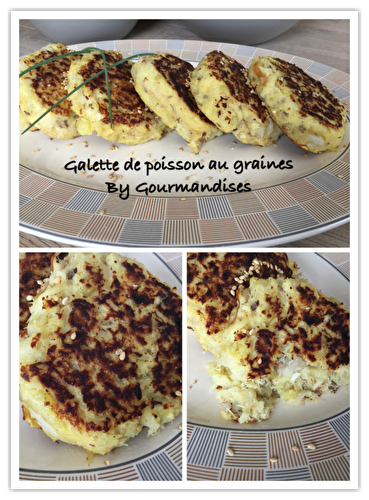 Galettes de poisson aux graines ( 95 cal/ la galette)