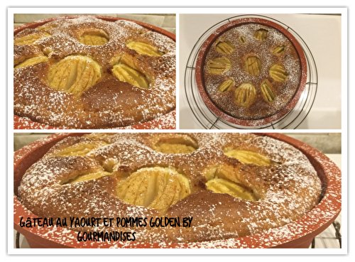 Gâteau au yaourt et pommes Golden ( 237 cal/ la part)