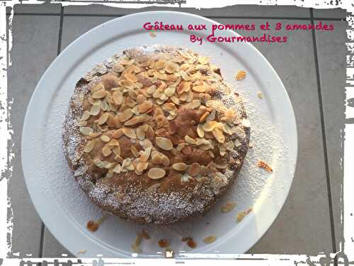 Gâteau aux pommes et 3 amandes ( 225 cal/ la part)