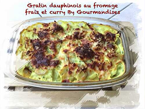 Gratin dauphinois au fromage frais et curry ( 389 cal/par personne)