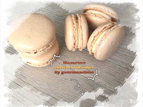 Macarons abricot/amande - Gourmandises sucrées ou salées