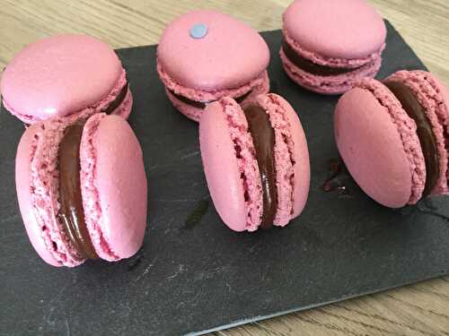 Macarons au chocolat au lait