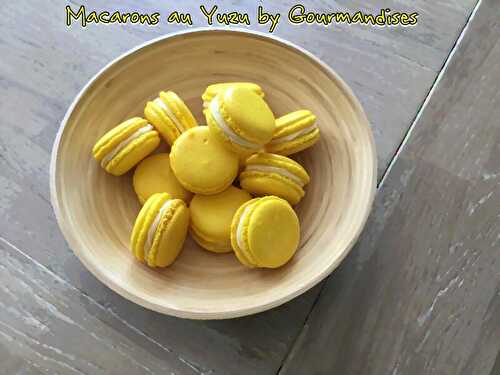 Macarons au Yuzu