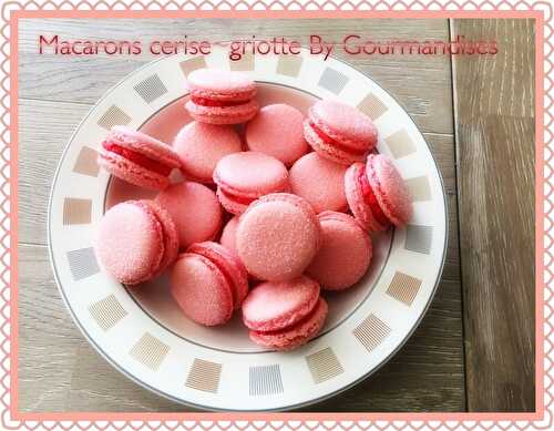 Macarons cerise~Griotte