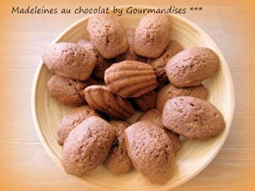 Madeleines au chocolat - Gourmandises sucrées ou salées