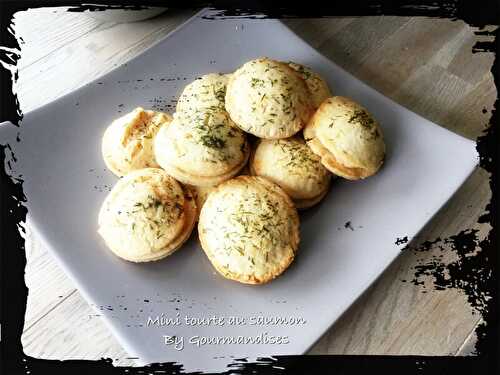 Mini tourte légère au saumon ( 205 cal/ par tourte)