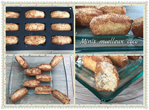 Minis moelleux noix de coco ( SANS GLUTEN) 133 cal/ par moelleux