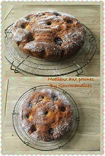 Moelleux aux prunes ( 127 cal/par part)