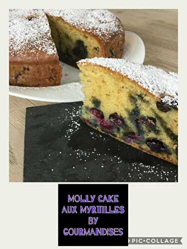 Molly cake aux myrtilles ( 260 cal/par part)