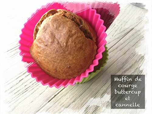 Muffin de buttercup et cannelle ( 157 cal/ par muffin)