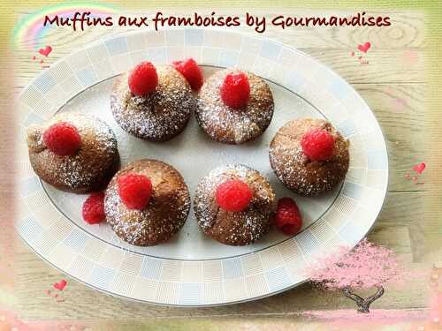 Muffins framboises ( 133 cal/par muffin) - Gourmandises sucrées ou salées