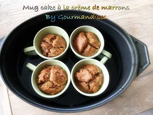 Mug cake à la crème de marrons ( 275 cal/par personne)