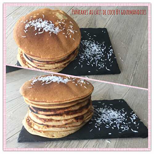 Pancakes au lait de coco SANS LACTOSE