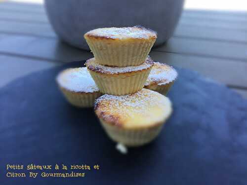 Petits gâteaux à la ricotta et citron