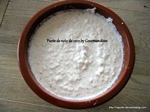 Purée de noix de coco