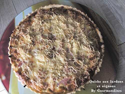 Quiche aux lardons et oignons