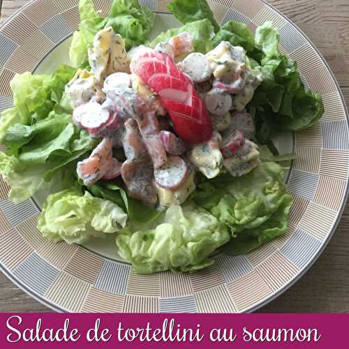 Salade de tortellini au saumon