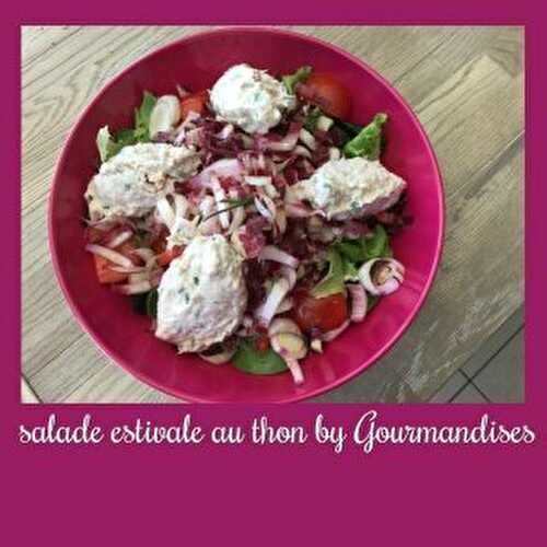 Salade estivale au thon ( 200 cal par personne) - Gourmandises sucrées ou salées