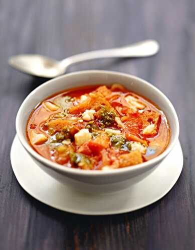 Soupe italienne à la tomate - Gourmandises sucrées ou salées