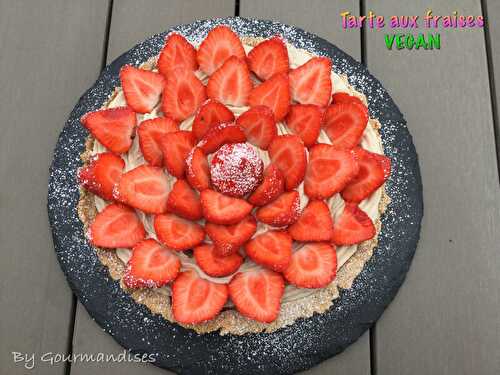 Tarte aux fraises ( VEGAN)