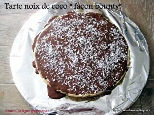 Tarte noix de coco " façon Bounty " ( 213 calories par personne)