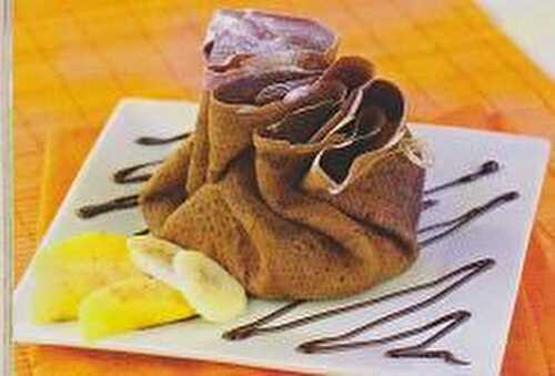 Crêpes cacao banane mangue