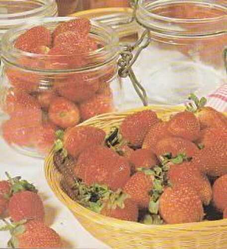 Fraises en conserves