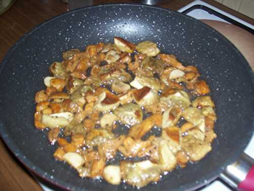 OMELETTE AU CHAMPIGNONS DES BOIS