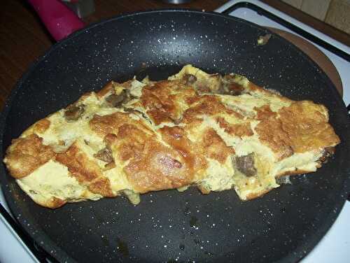 OMELETTE AU CHAMPIGNONS DES BOIS...