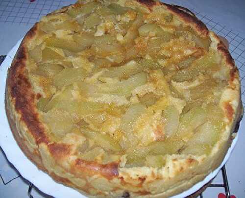 Tarte Tatin de poires au chocolat