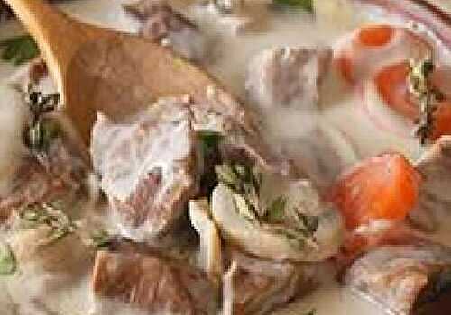 BLANQUETTE DE VEAU À L'ANCIENNE