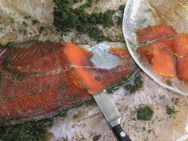 Saumon gravlax (maison)