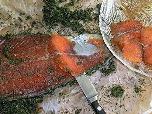 Saumon gravlax (maison)