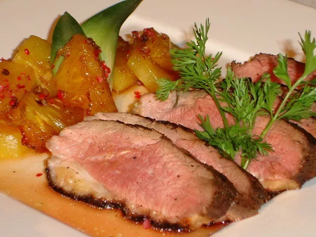 Canard à l’ananas