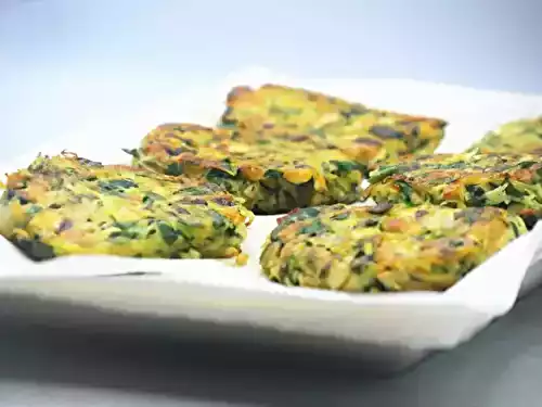 Croquettes aux oignons nouveaux, shiitake et tofu